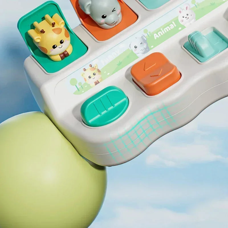 Montessori Pop-Up Animal Learning Toy