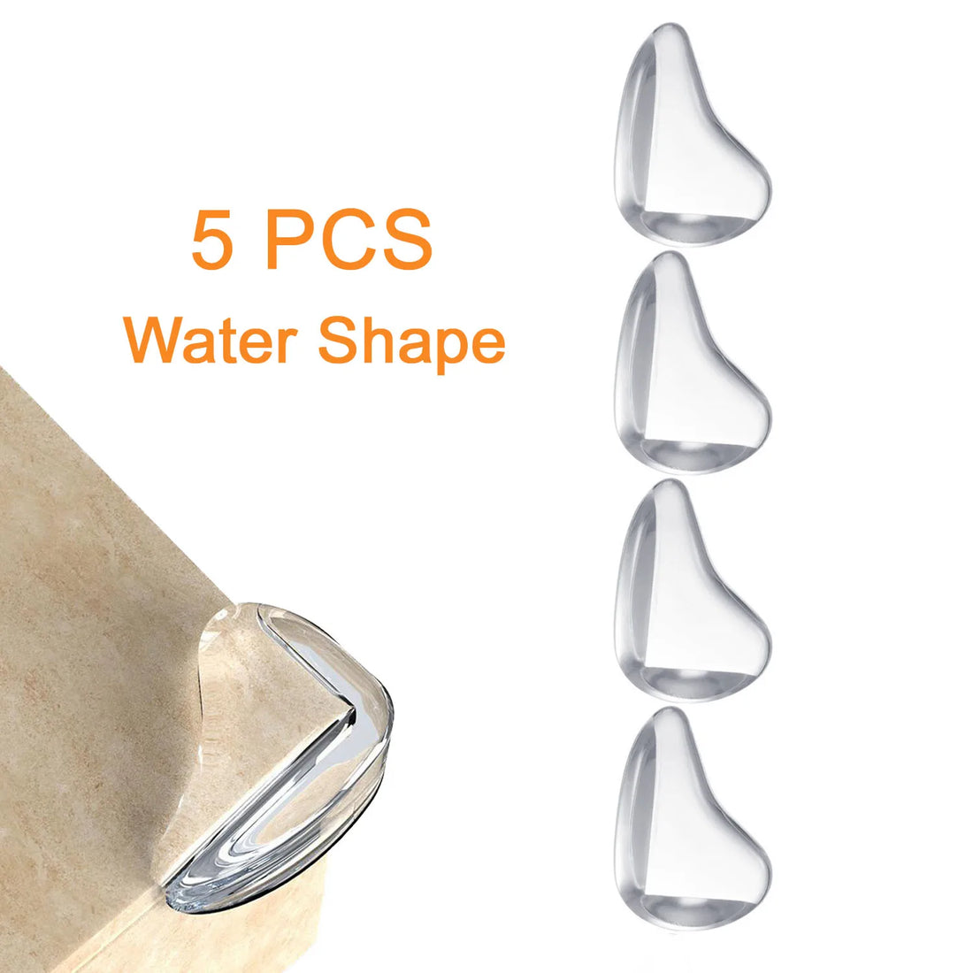 10pcs Baby Luminous Silicone Corner Protectors
