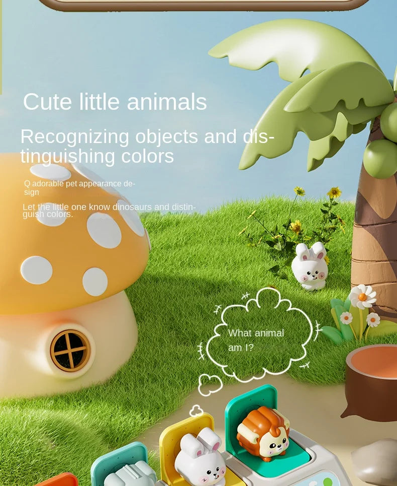 Montessori Pop-Up Animal Learning Toy