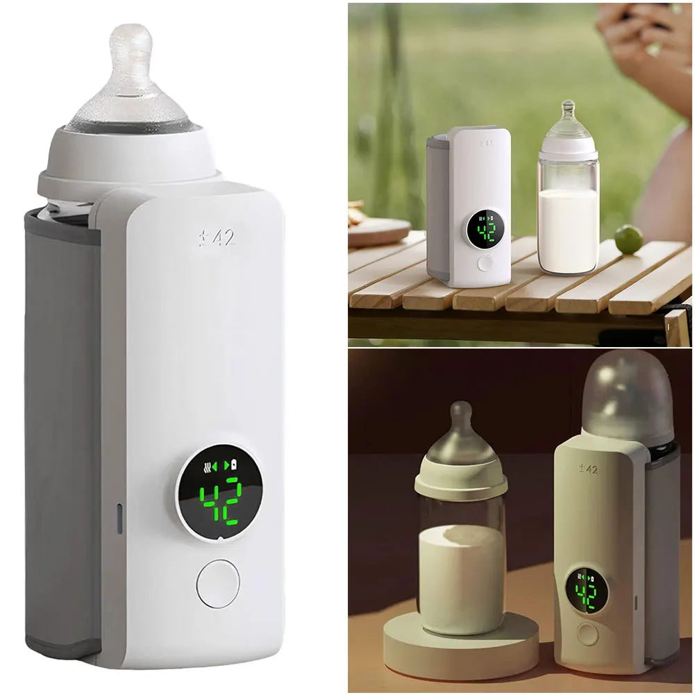 Cordless Rechargeable Milk Warmer – Travel Baby Bottle Heater