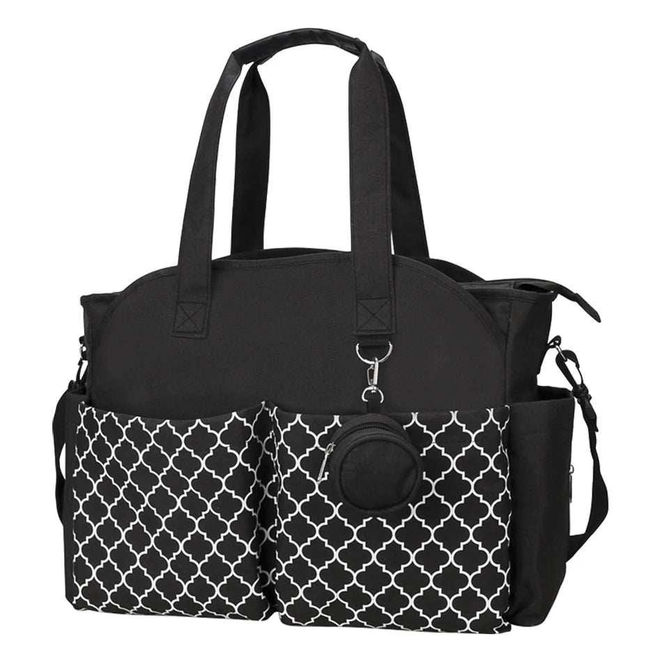 Adjustable Messenger Diaper Bag with Pacifier Holder