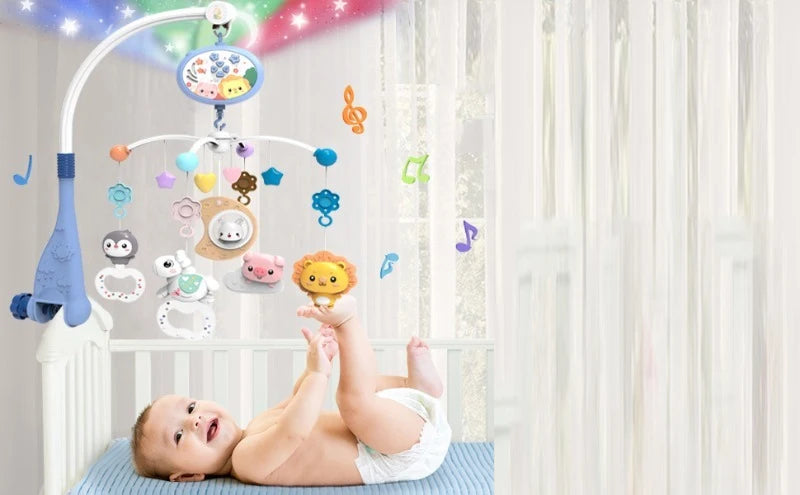 Musical Baby Crib Mobile with Projection & Remote
