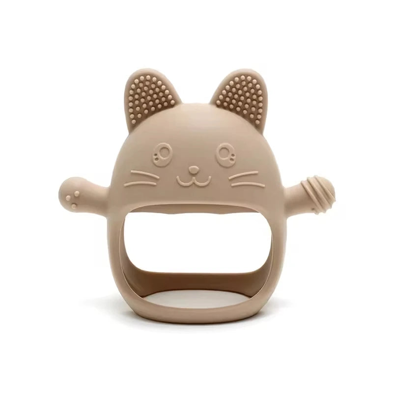 1PC Animal-Shaped Silicone Teething Glove – BPA-Free Baby Toy