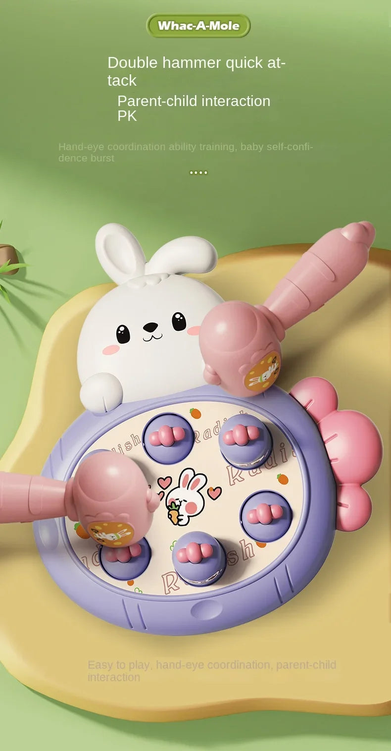 Cartoon Montessori Animal Knocking Game Toy