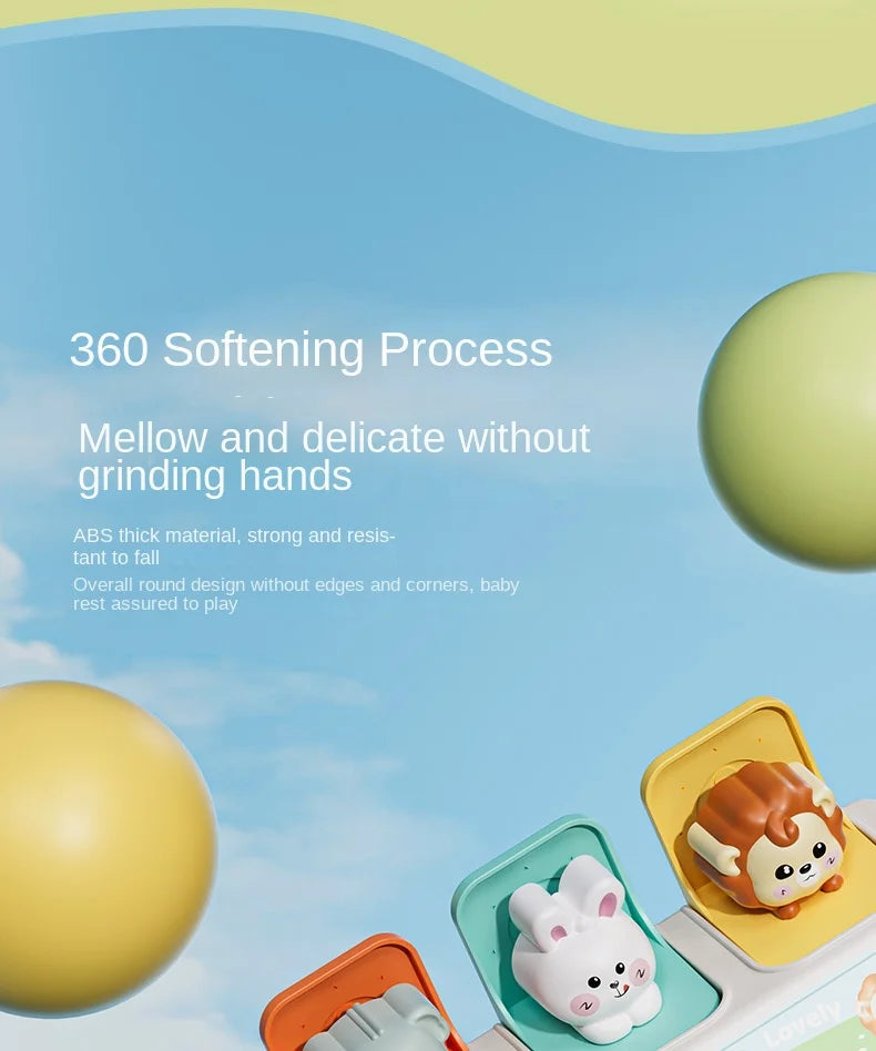 Montessori Pop-Up Animal Learning Toy