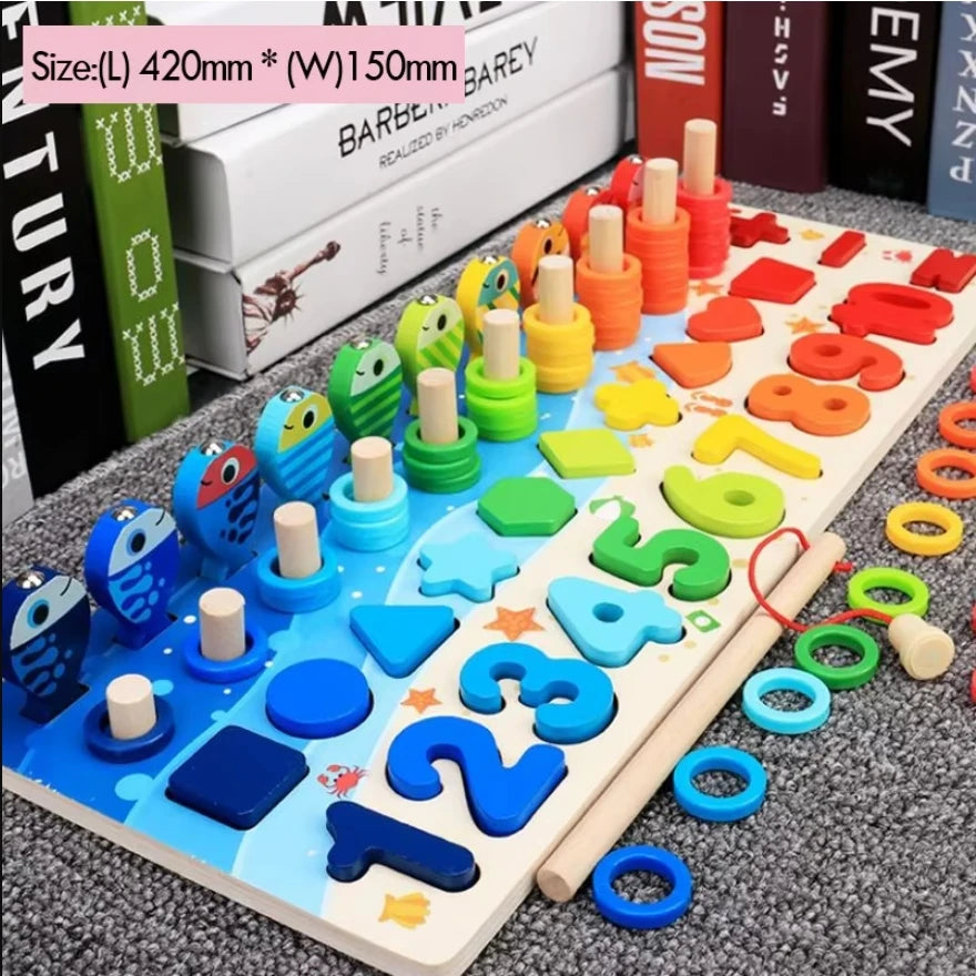 Montessori Wooden Math Puzzle Toy