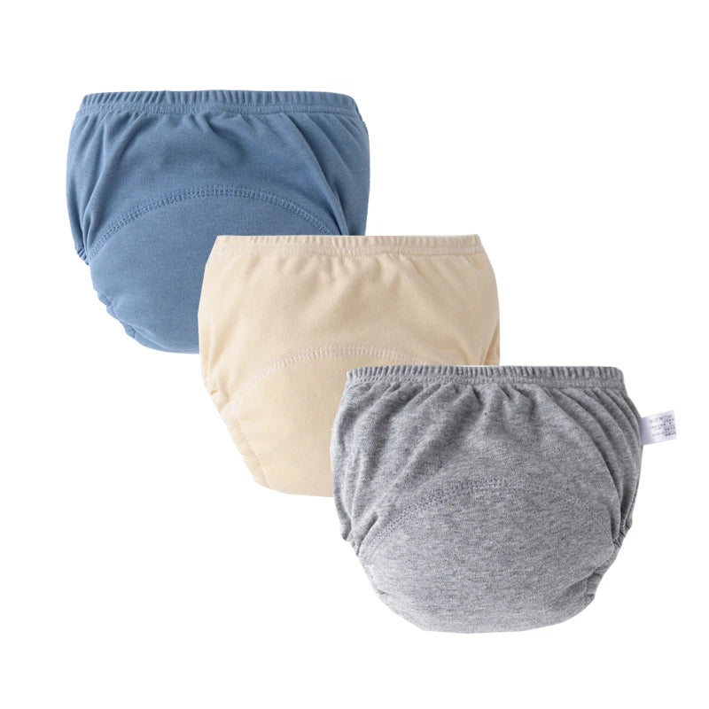 3/6Pcs Washable Baby Training Pants