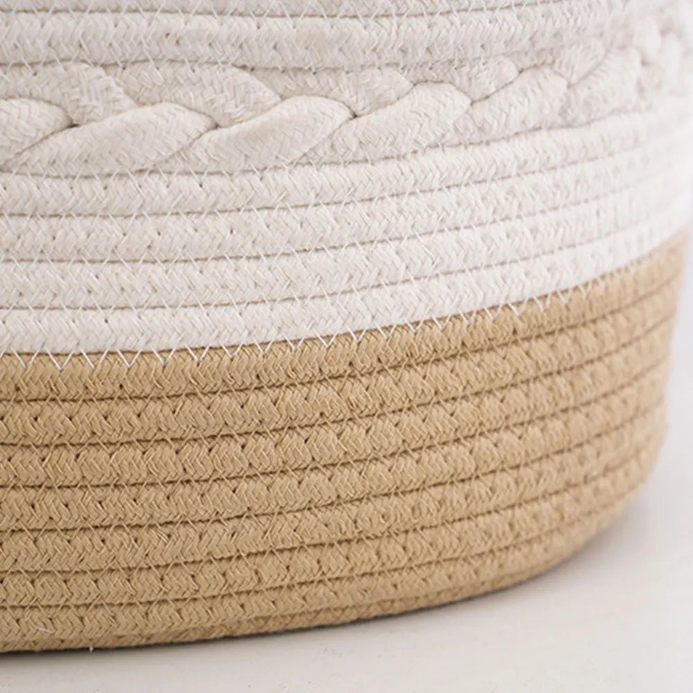 Cotton Rope Baby Diaper Caddy Organizer