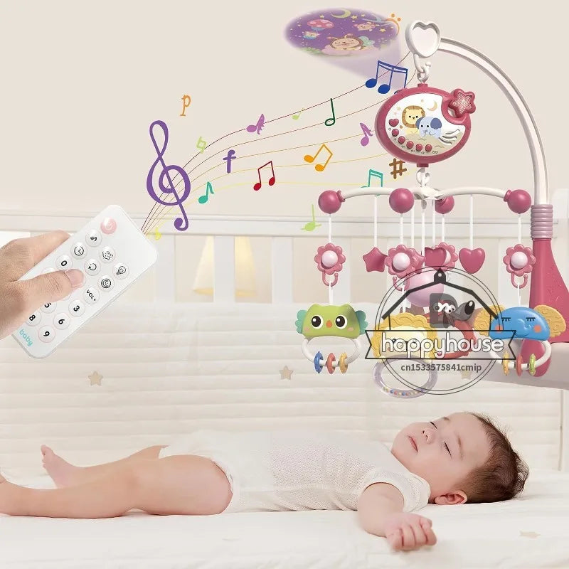 Musical Baby Crib Mobile with Projection & Remote