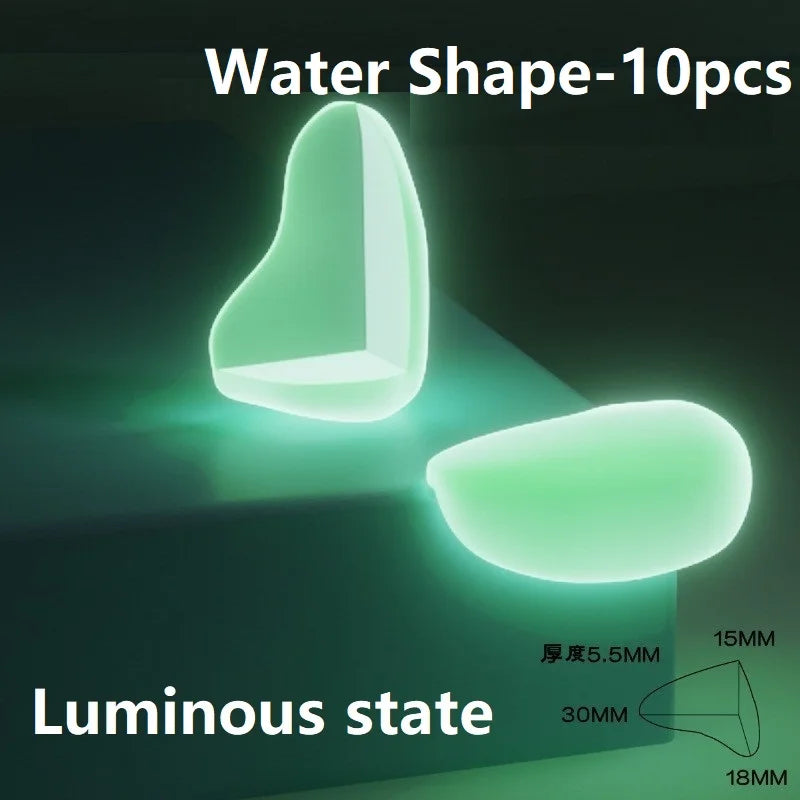 10pcs Baby Luminous Silicone Corner Protectors