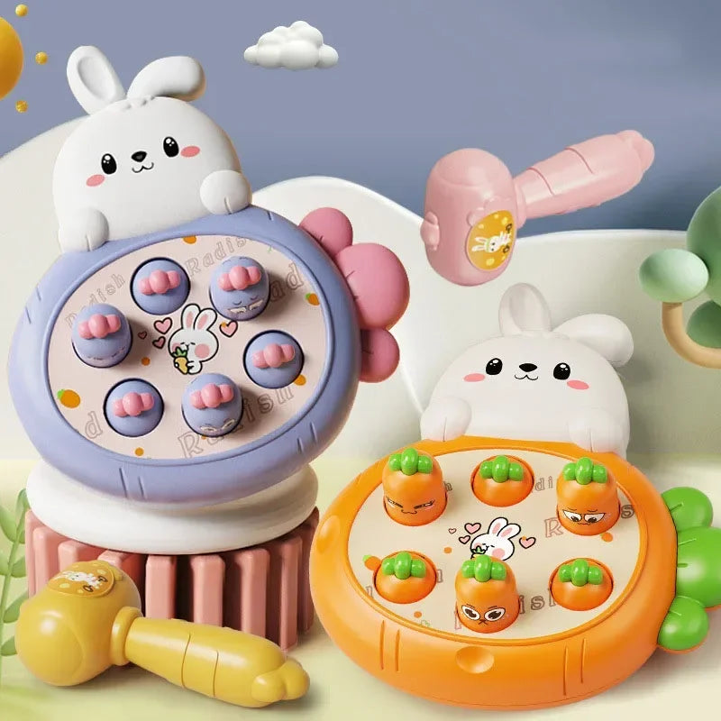 Cartoon Montessori Animal Knocking Game Toy