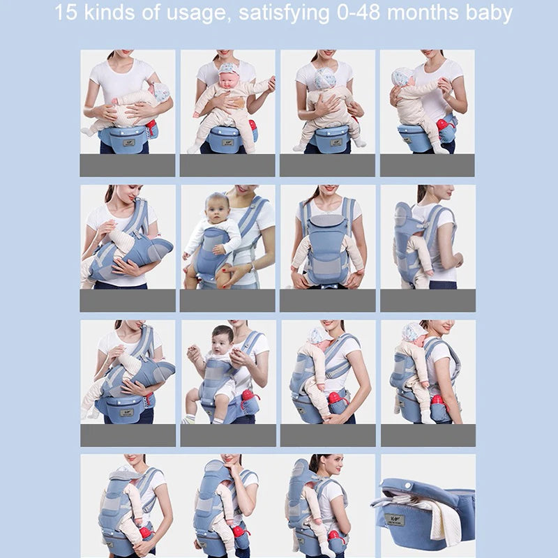 Newborn Ergonomic Baby Carrier Hipseat Backpack