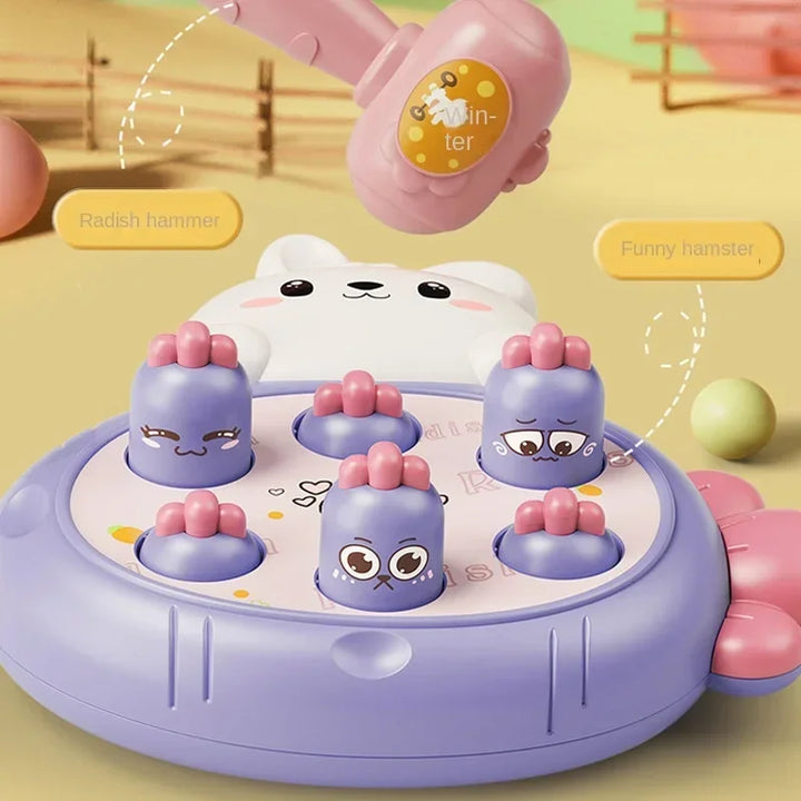Cartoon Montessori Animal Knocking Game Toy