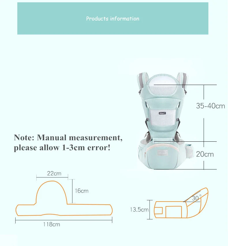 Ergonomic Infant Baby Carrier Backpack