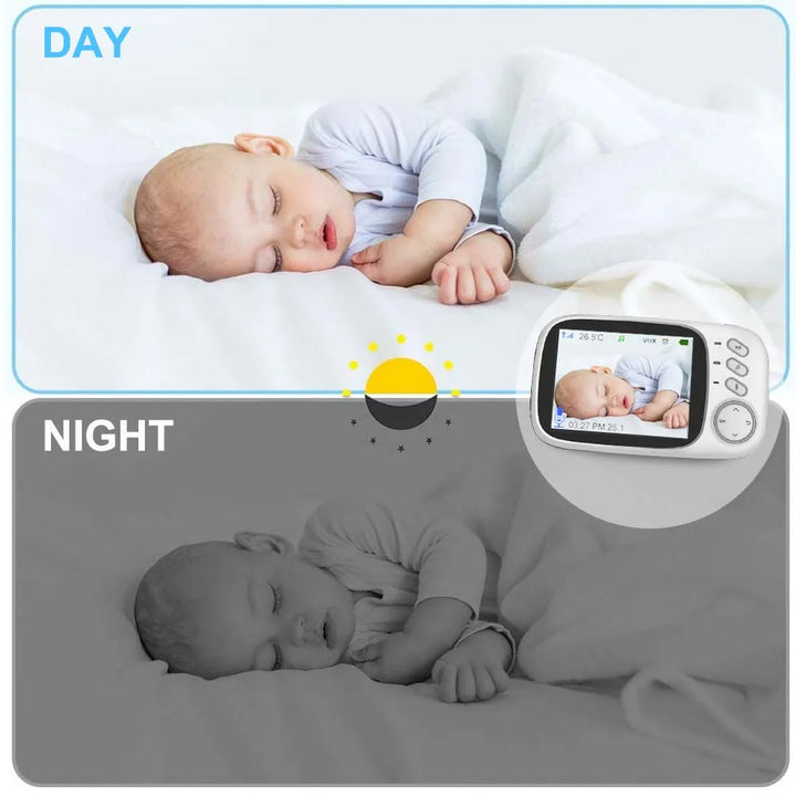 3.5" Video Baby Monitor with Night Vision