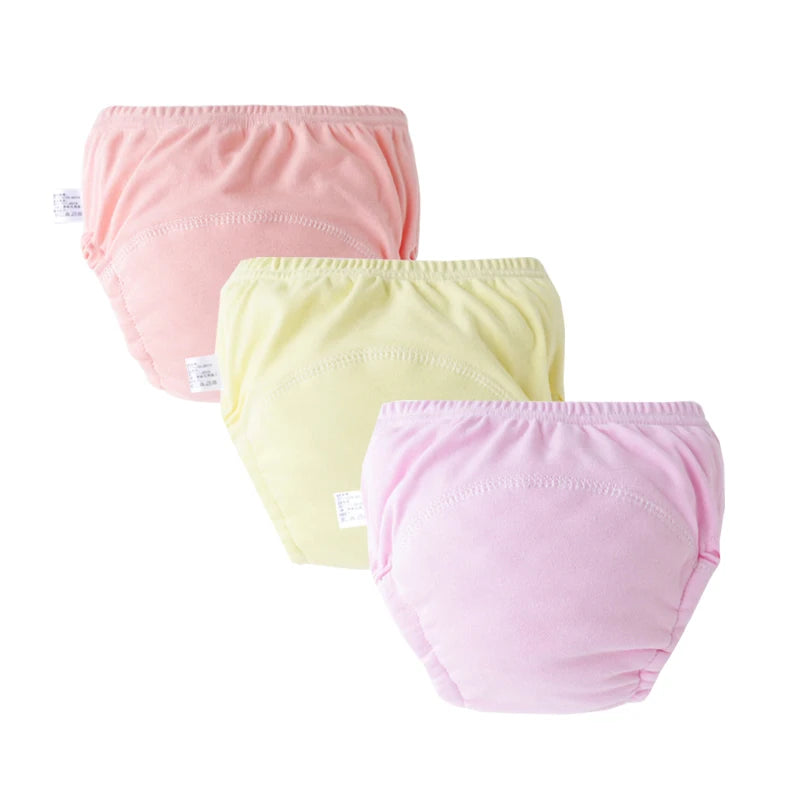 3/6Pcs Washable Baby Training Pants