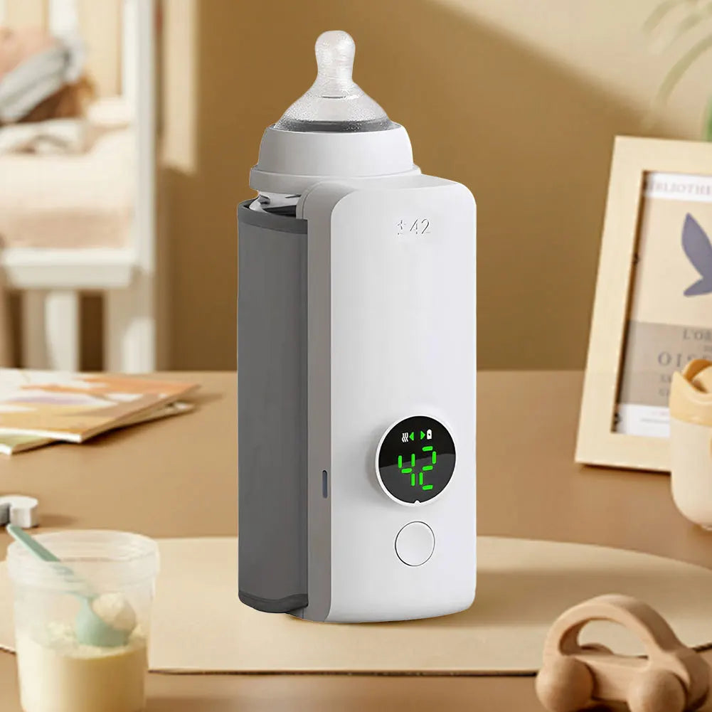 Cordless Rechargeable Milk Warmer – Travel Baby Bottle Heater