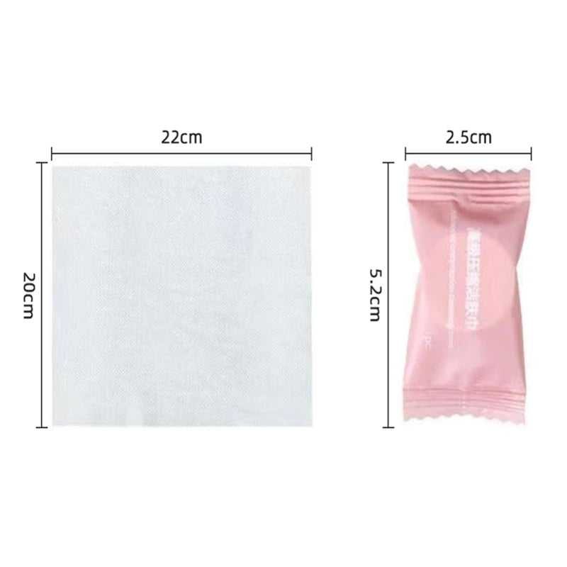 20/50PCS Mini Compressed Disposable Towels