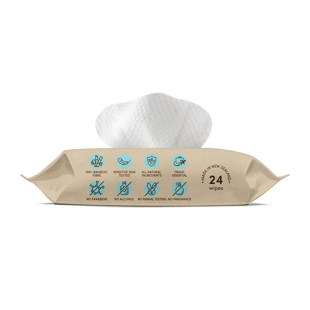 Biodegradable Bamboo Baby Wipes – Travel Pack