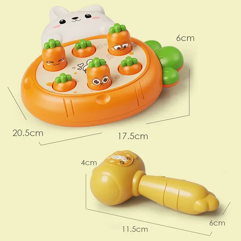 Cartoon Montessori Animal Knocking Game Toy