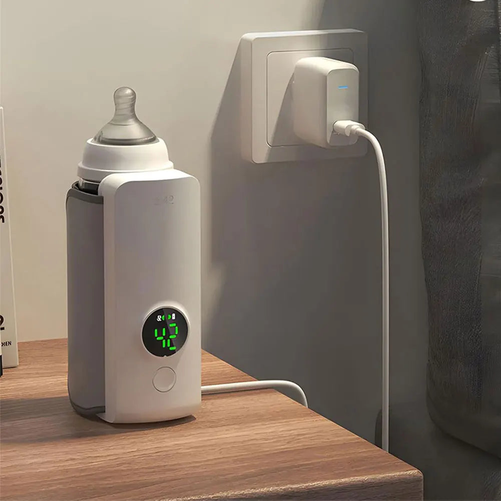 Cordless Rechargeable Milk Warmer – Travel Baby Bottle Heater