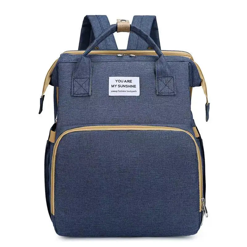 Lightweight Folding Mommy Bag with Crib – Baby Travel Backpack