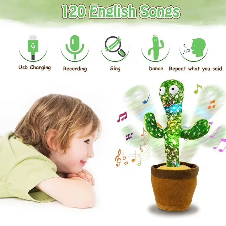 Dancing Talking Cactus Toy for Toddlers