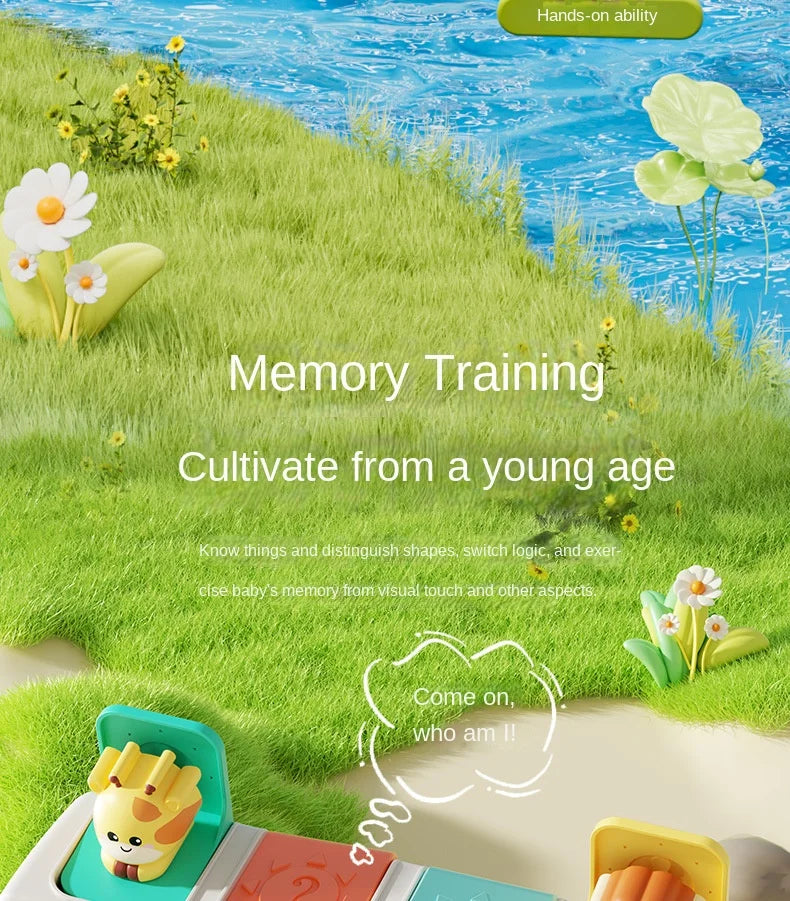 Montessori Pop-Up Animal Learning Toy