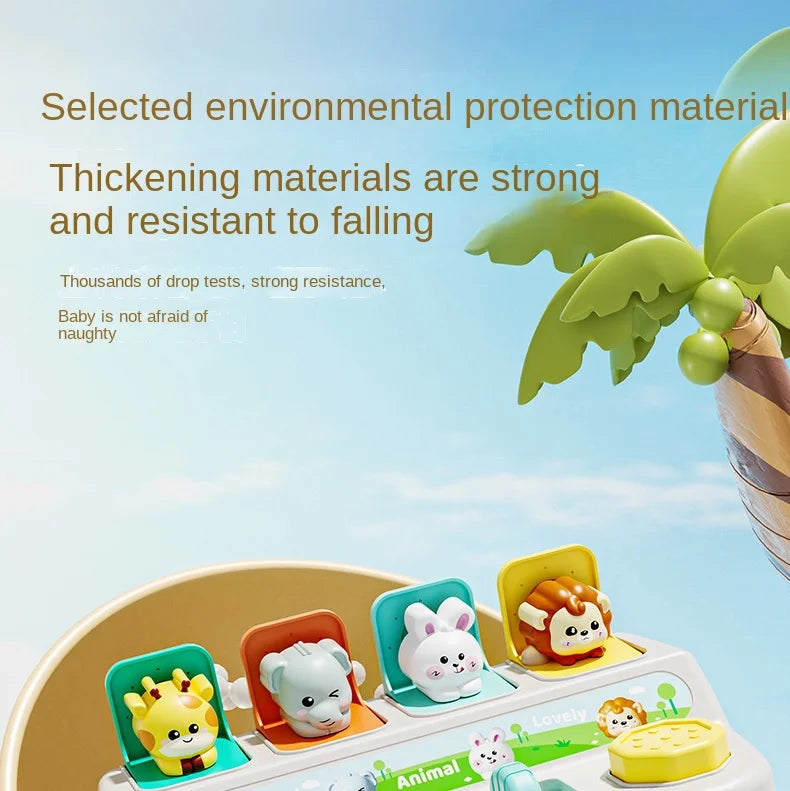 Montessori Pop-Up Animal Learning Toy