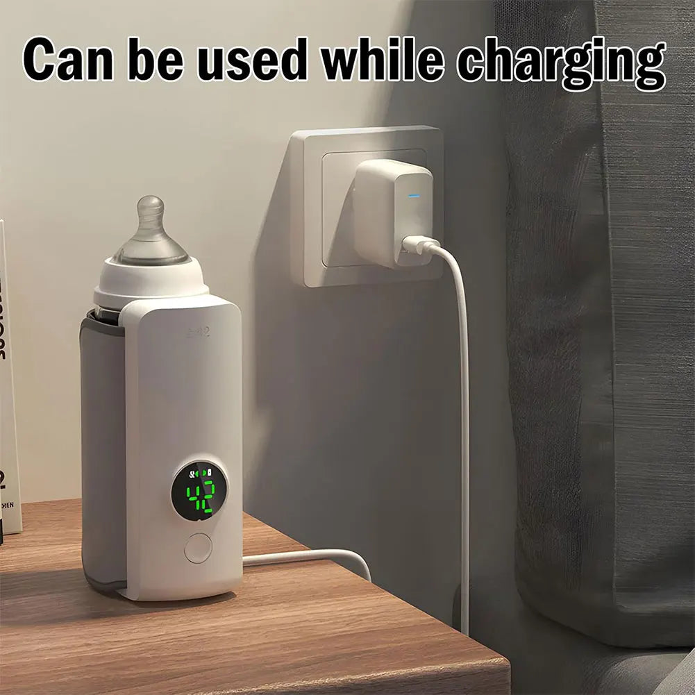 Cordless Rechargeable Milk Warmer – Travel Baby Bottle Heater