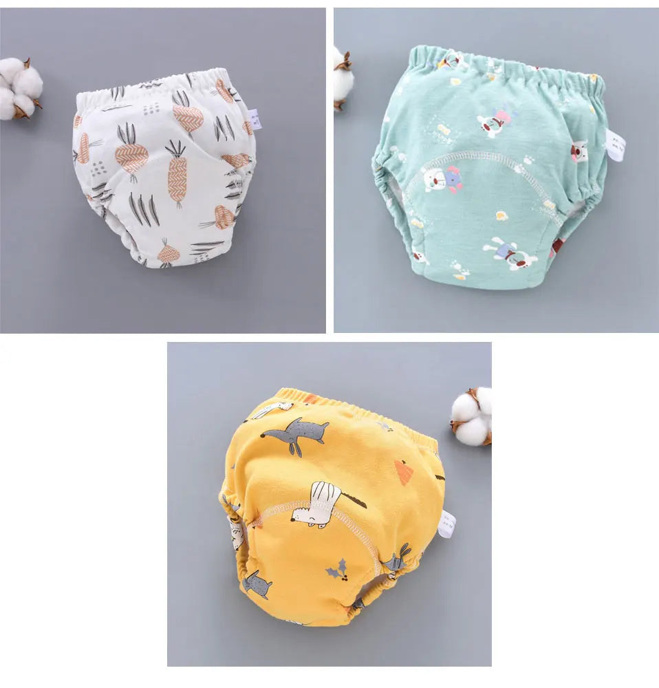 Reusable Baby Training Pants Cotton Nappy