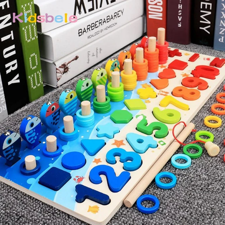 Montessori Wooden Math Puzzle Toy